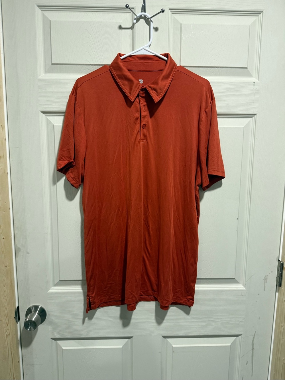 all in motion Men's Polo in Rust Orange
